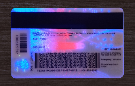 2025 Version Texas Fake ID