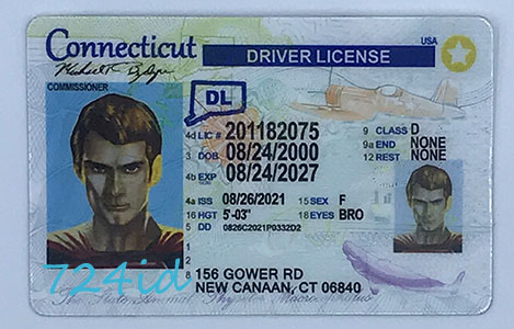 Connecticut Fake ID Driver License 1