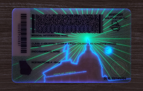 2025 Version Georgia Fake ID