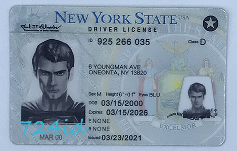 New York Fake ID & DL 1 Front