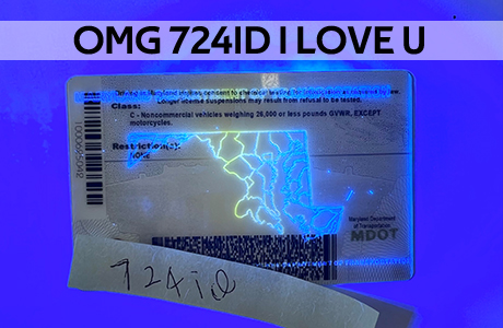 Fake Maryland Driver License