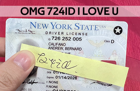 724id Fake NY DL