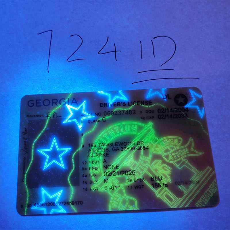 2025 Version Georgia Fake ID