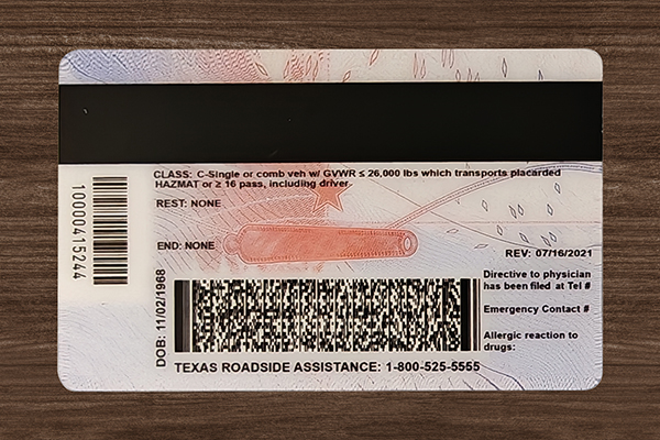 2025 Version Texas Fake ID