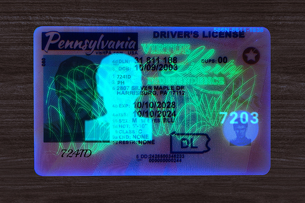 2025 Version Pennsylvania ID