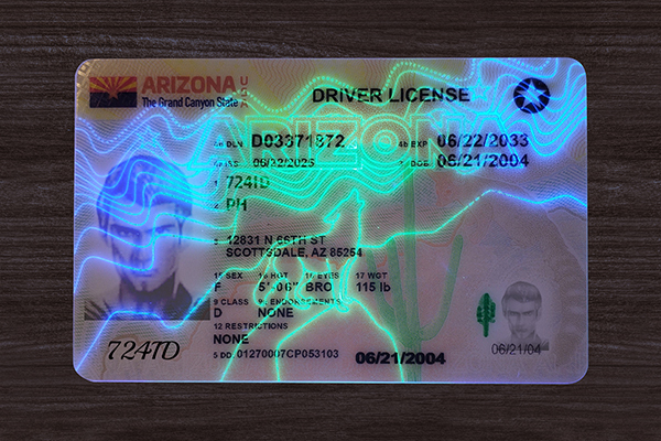 2025 Version Arizona ID