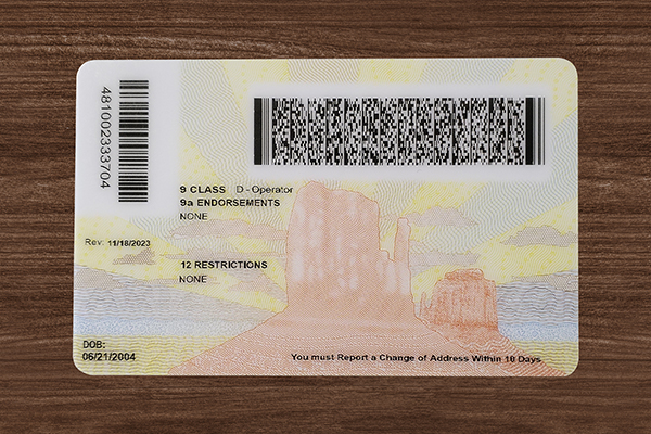 2025 Version Arizona ID