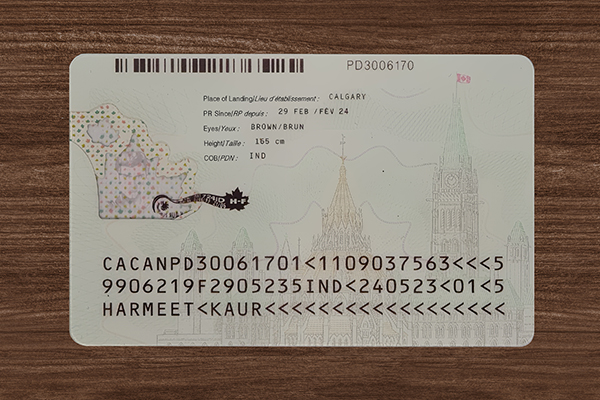 Canada Permanent Resident Card(2025)